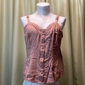 Torrid 0 Mauve Tank Top